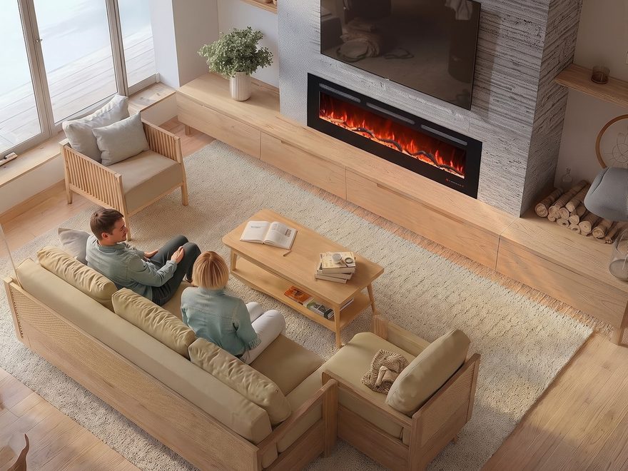 Recessed Electric Fireplace, photo 3 of 3