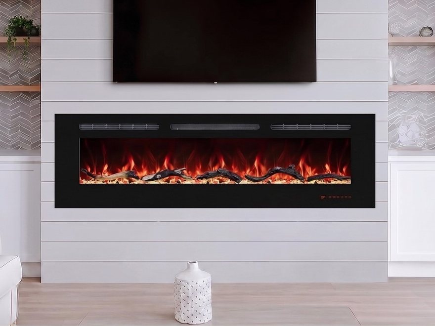 Recessed Electric Fireplace