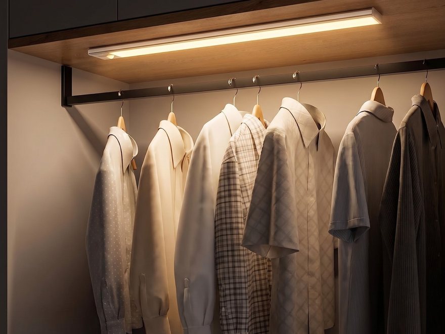 Motion-sensor under-cabinet LED light bar photo 3